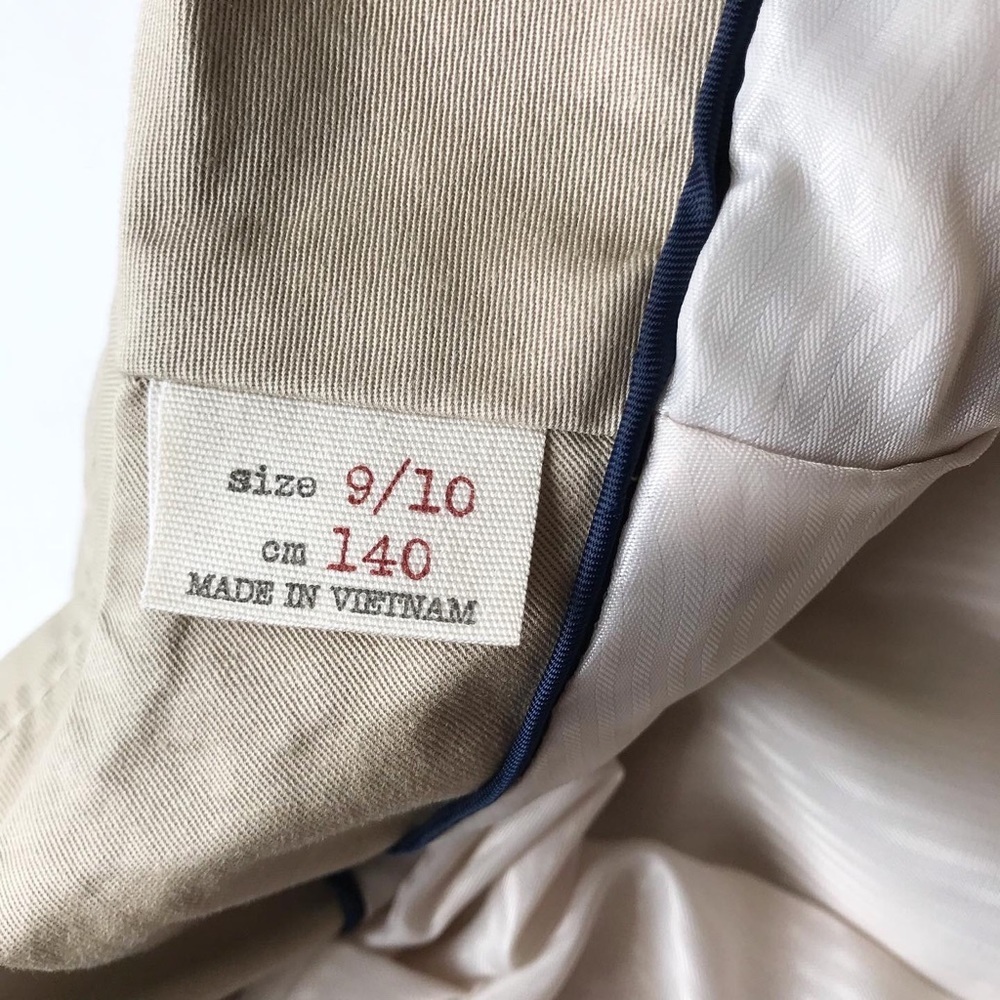 Zara trench jacket VGUC - sleeve flaw 9/10Y - Picture 6 of 9